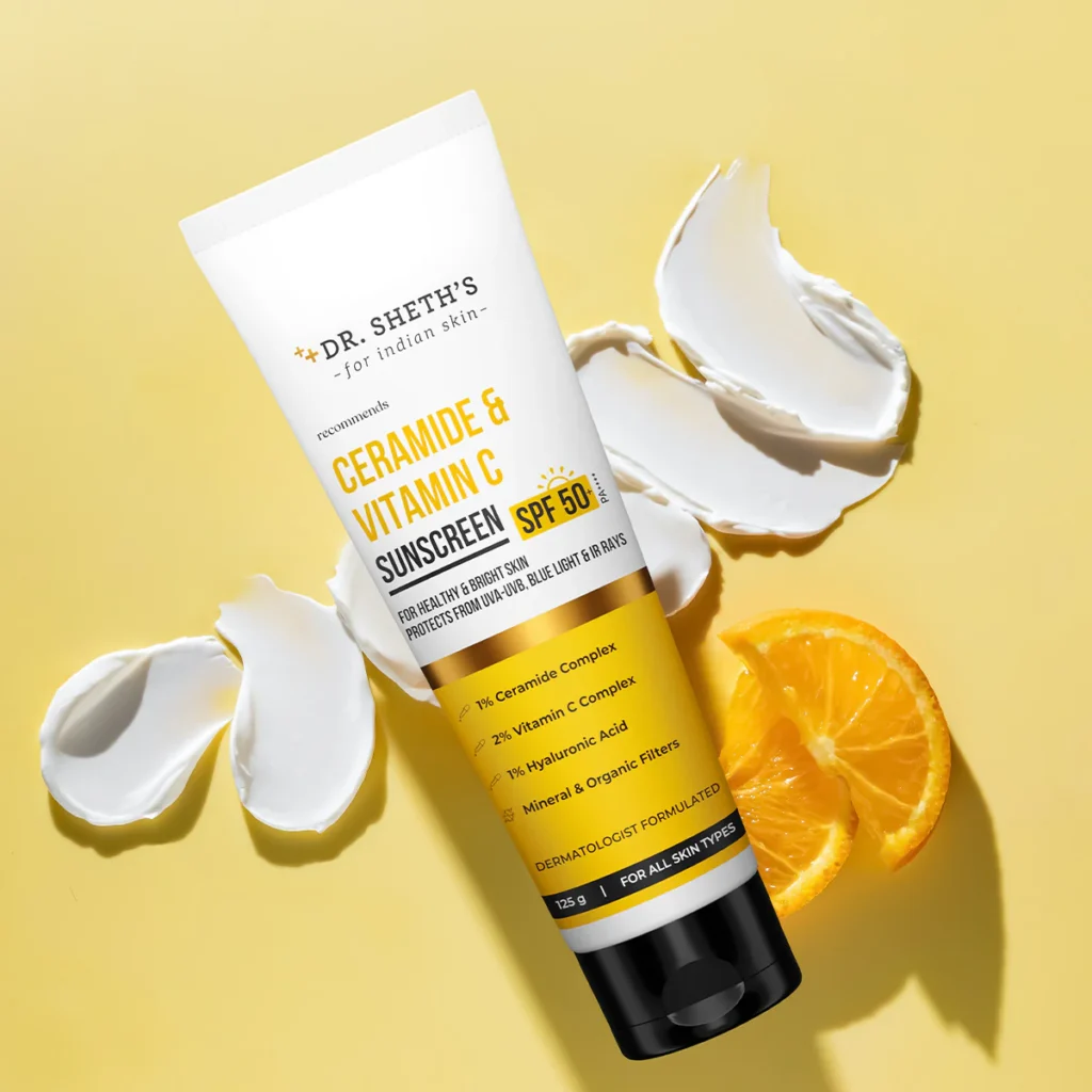 Dr. Sheth's Ceramide & Vitamin C Sunscreen SPF 50+ PA+++